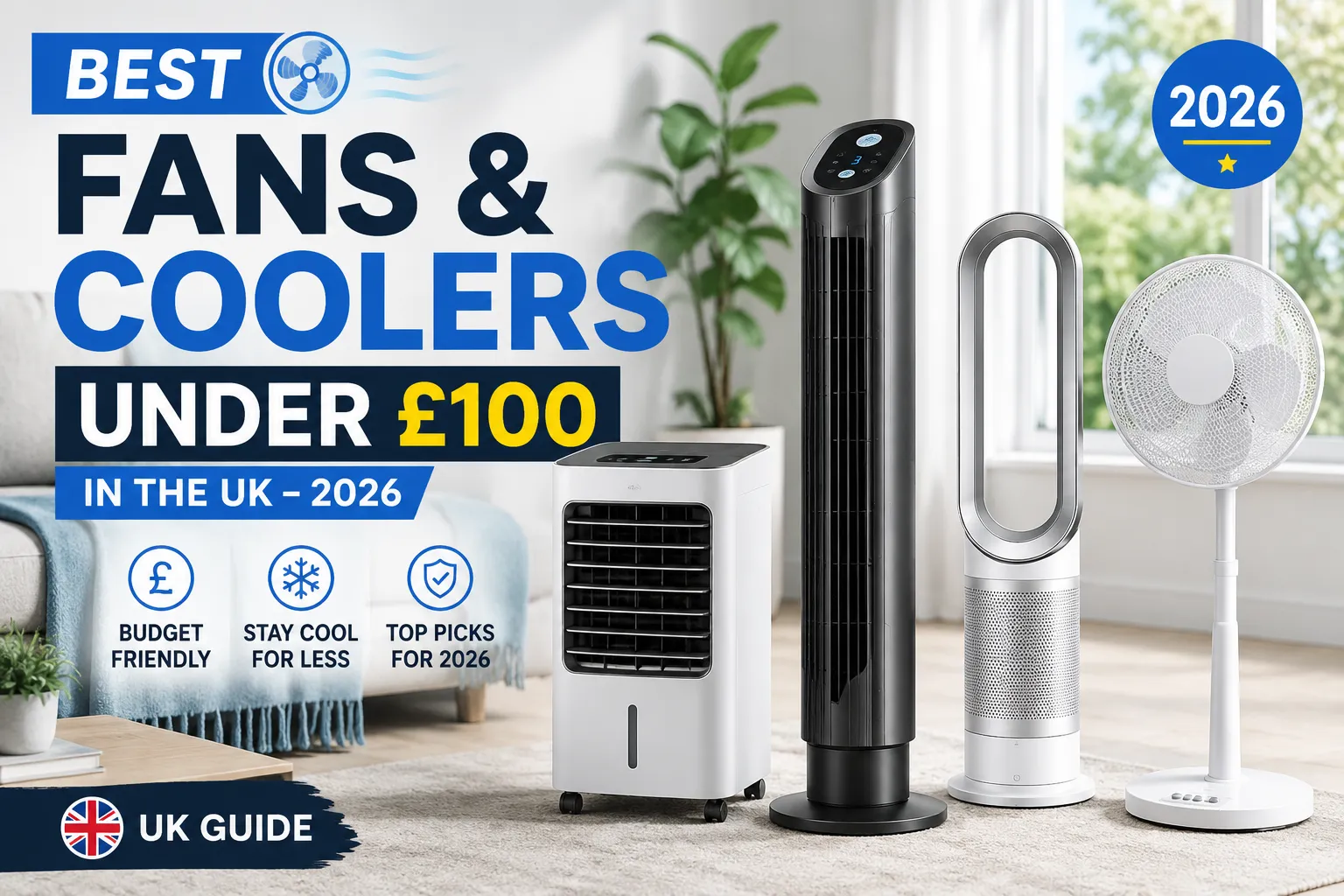 Best Fans & Coolers Under £100 in the UK — 2026