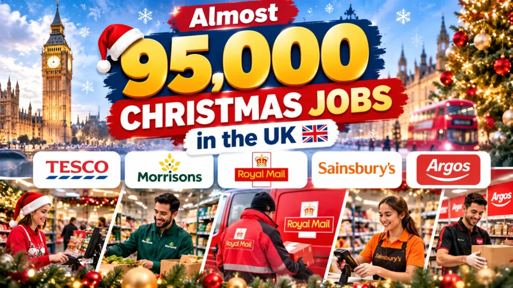 Almost 95,000 Christmas Jobs in the UK: Who’s Hiring in 2026